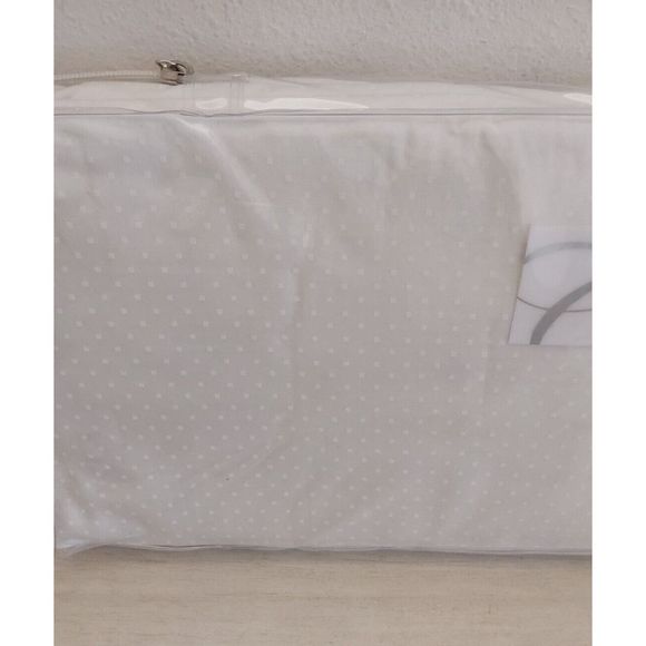 CHARISMA California King Fitted Sheet Ivory Dot Pattern 400TC 100% Cotton - Picture 10 of 11